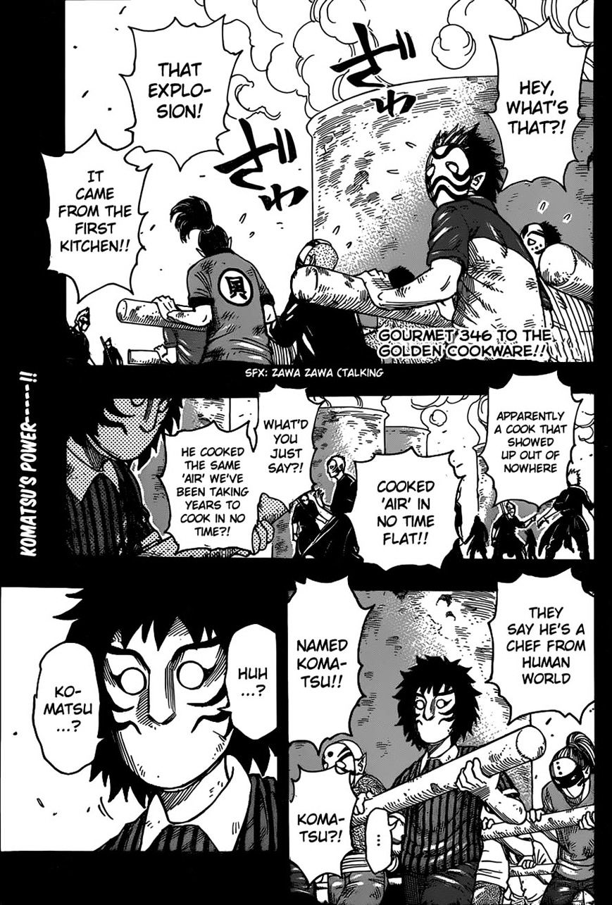 Toriko - Chapter 346 : To The Golden Cookware!!