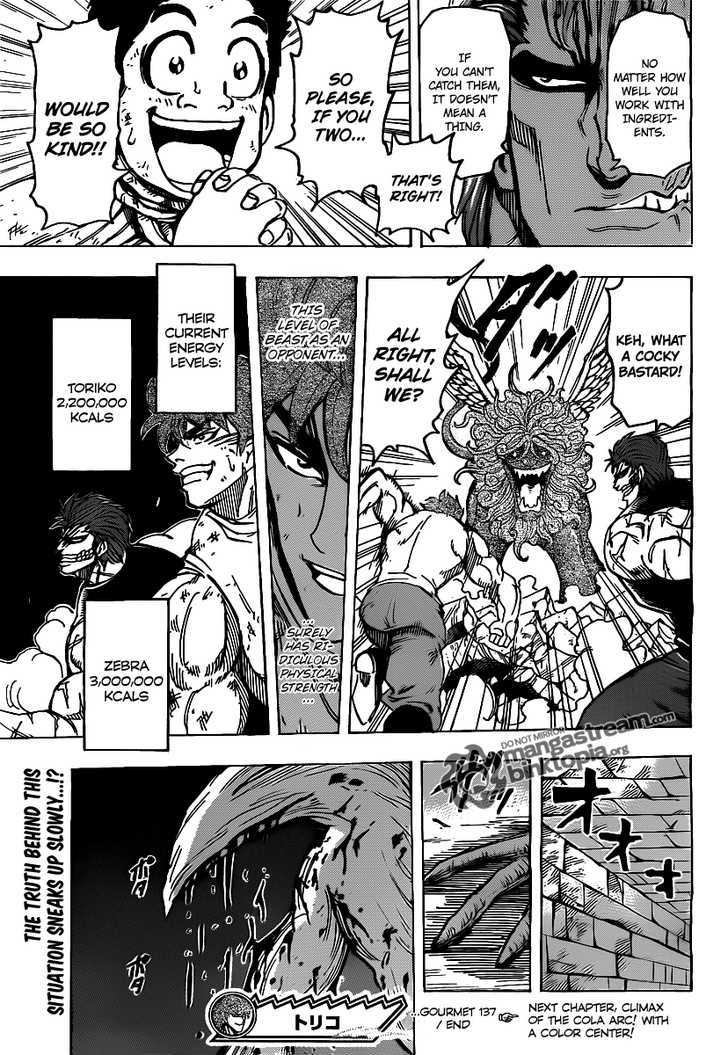 Toriko - Chapter 137 : The Cola S True Form!!