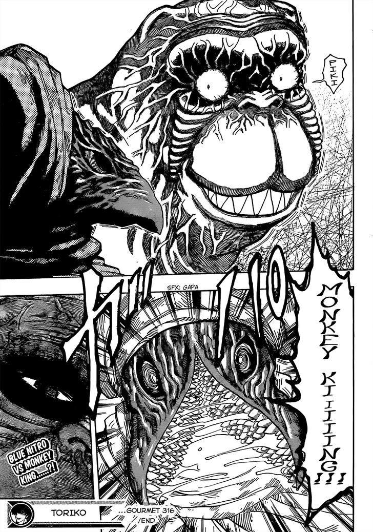 Toriko - Chapter 316 : Grab Hold!!