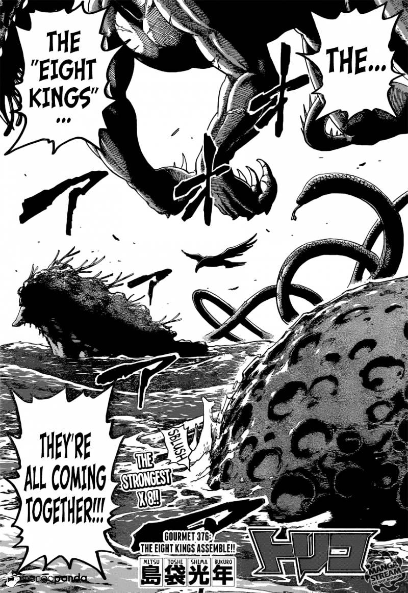 Toriko - Chapter 376 : The Eight Kings Assemble!!