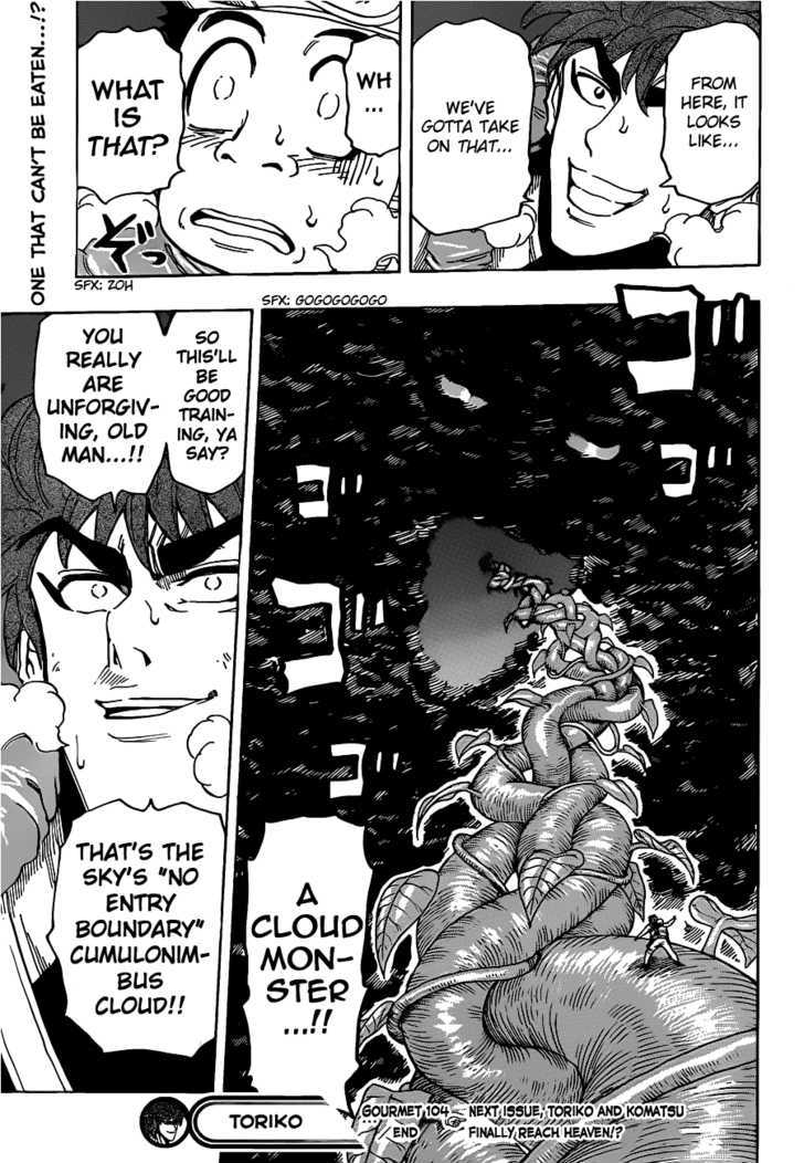 Toriko - Chapter 104 : Stairway To Heaven!!