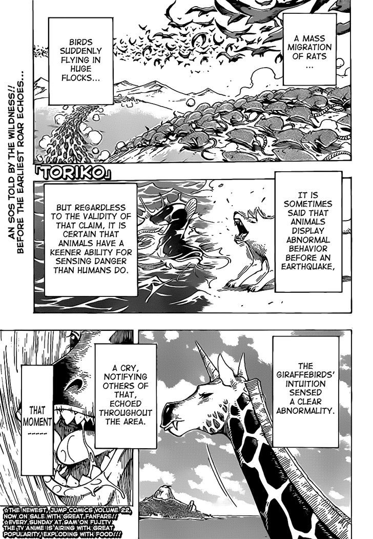 Toriko - Chapter 217 : Signal For The Outbreak Of War!!