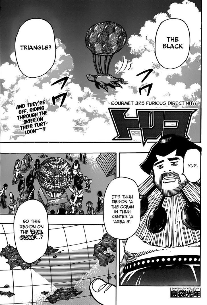 Toriko - Chapter 325 : Furious Direct Hit!!