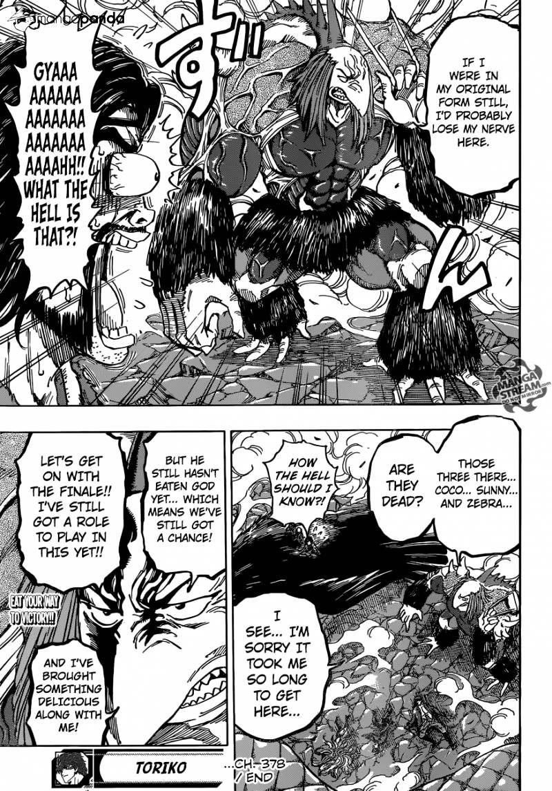 Toriko - Chapter 378 : We Ll Fight And Cook Together!!