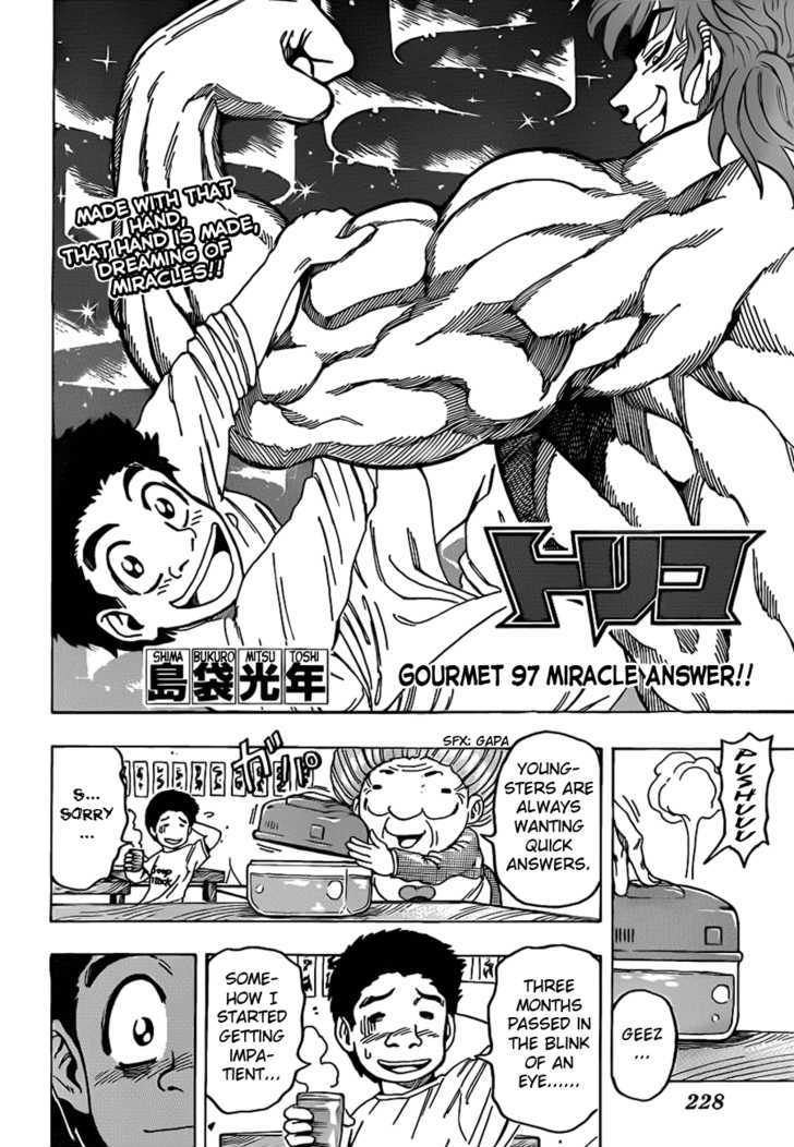 Toriko - Chapter 97 : Miracle Answer!!