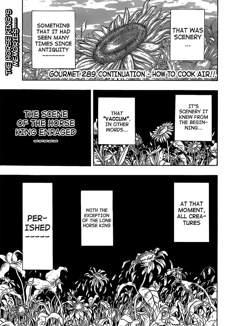 Toriko - Chapter 289 : Continuation - How To Cook Air!!