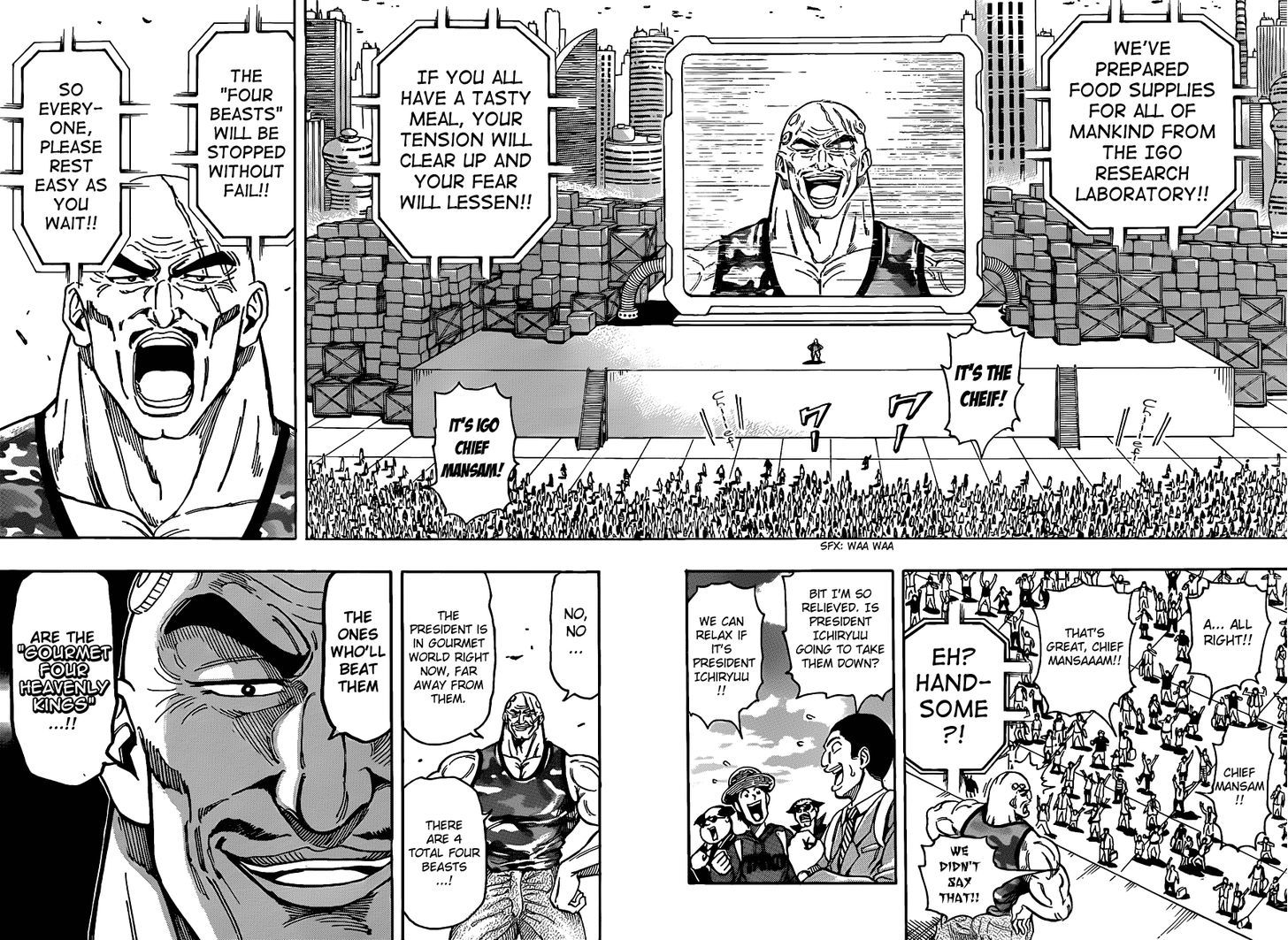 Toriko - Chapter 194 : The Four Beasts!!