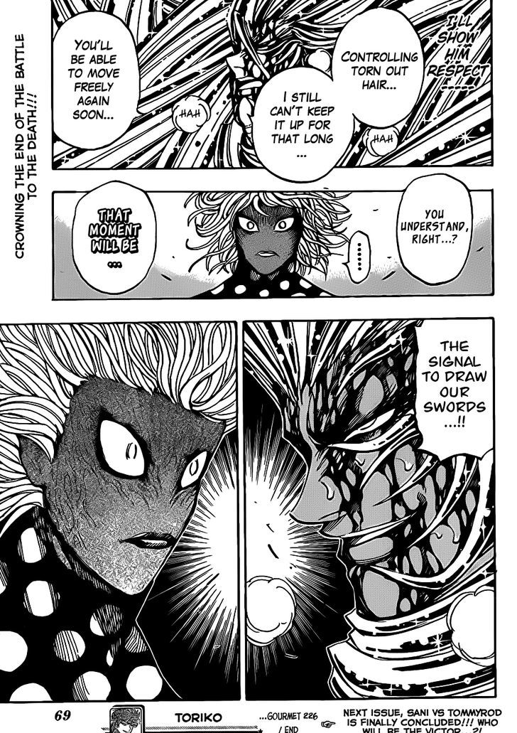 Toriko - Chapter 226 : Vs Tommyrod!!