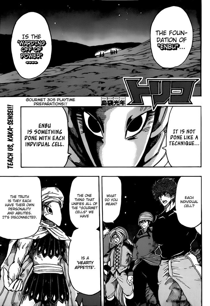 Toriko - Chapter 305 : Playtime Preparations!!