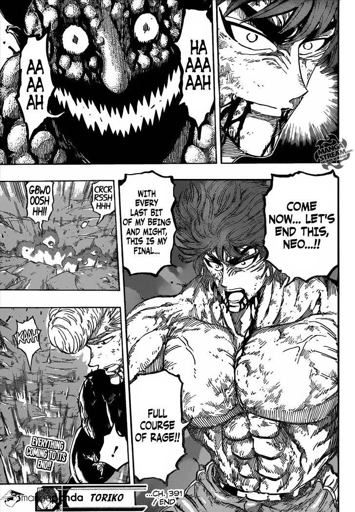 Toriko - Chapter 391 : Acacia Vs Toriko!!!