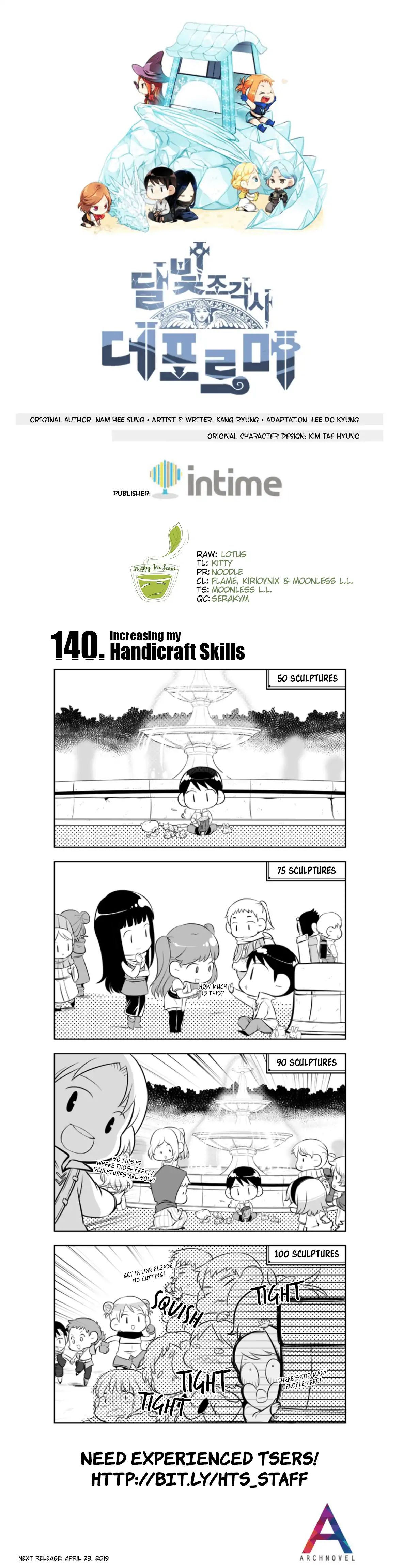 Moonlight Sculptor 4-Koma - Chapter 140: Increasing My Handicraft Skills