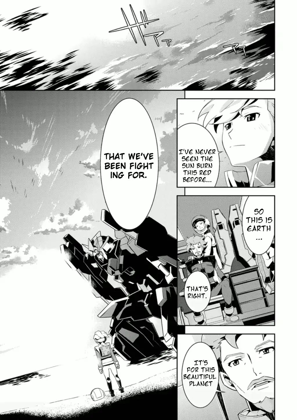 Mobile Suit Gundam Age - Second Evolution - Vol.2 Chapter 8: I Saw A Red Sunset [End]