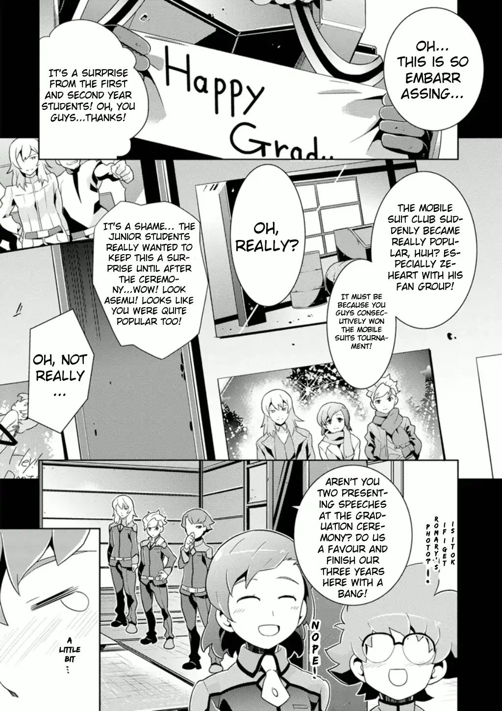 Mobile Suit Gundam Age - Second Evolution - Vol.2 Chapter 4: Battle At The Graduation Ceremony