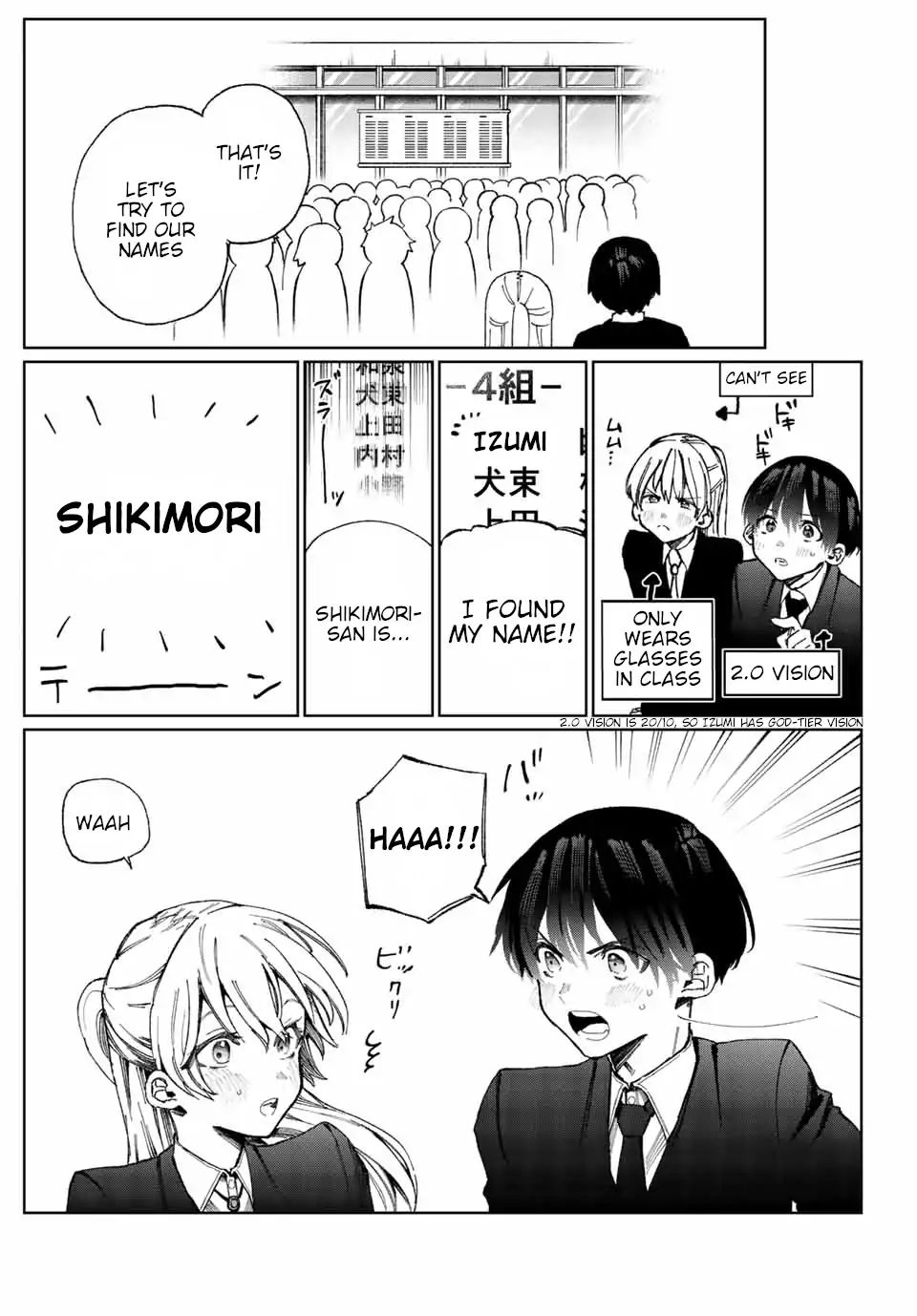 Shikimori's Not Just A Cutie - Chapter 6.1