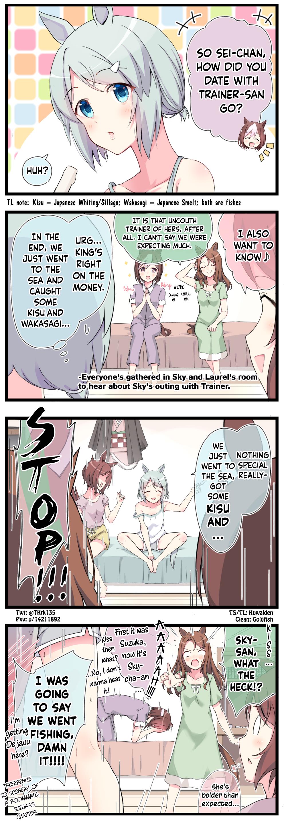 Uma Musume Pretty Derby - The Scenery Of A Roommate (Doujinshi) - Chapter 5: Seiun Sky And Sakura Laurel 2