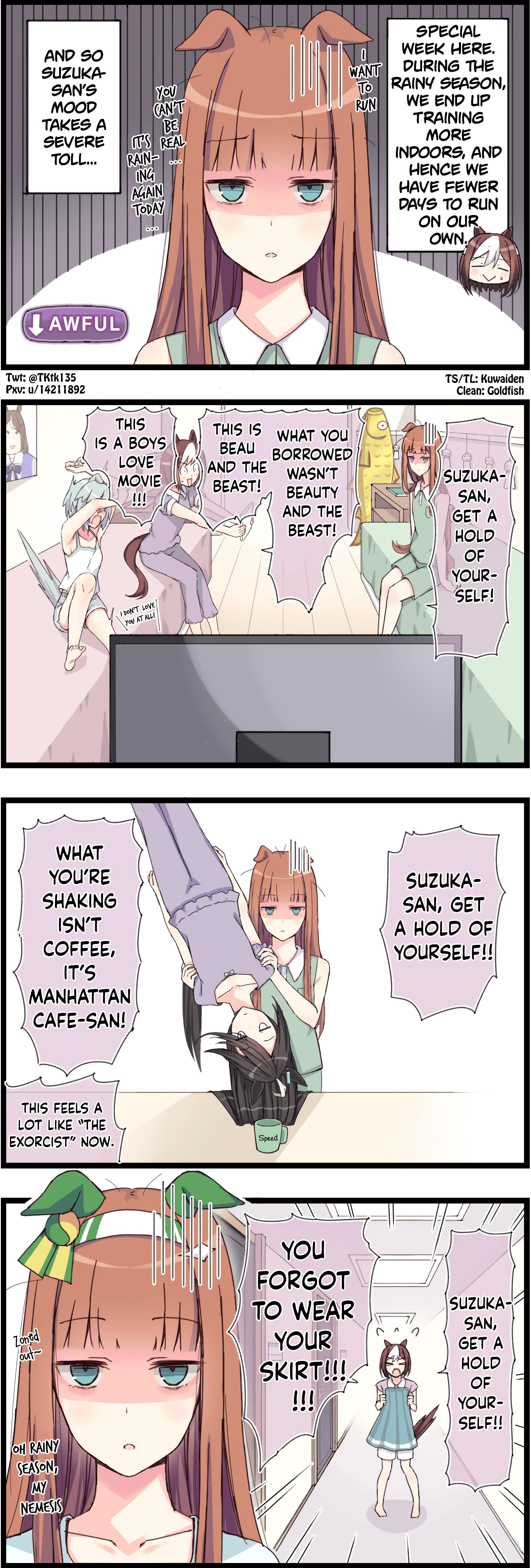 Uma Musume Pretty Derby - The Scenery Of A Roommate (Doujinshi) - Chapter 6: Special Week And Silence Suzuka 4