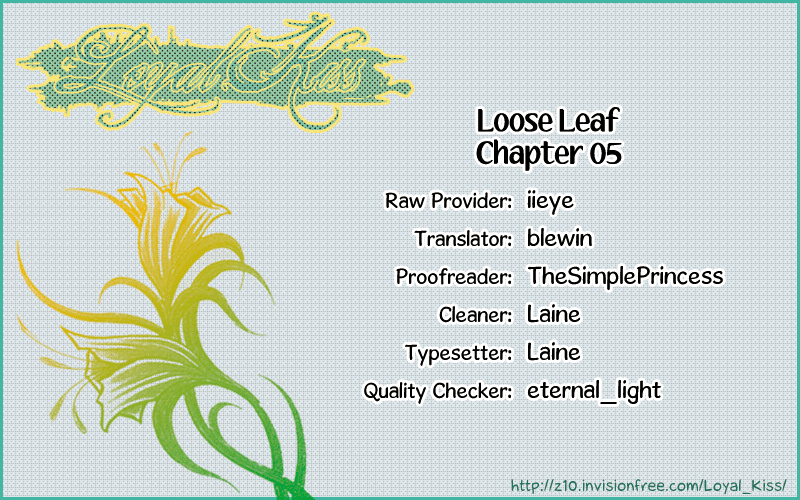 Loose Leaf - Chapter 5