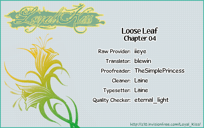 Loose Leaf - Chapter 4