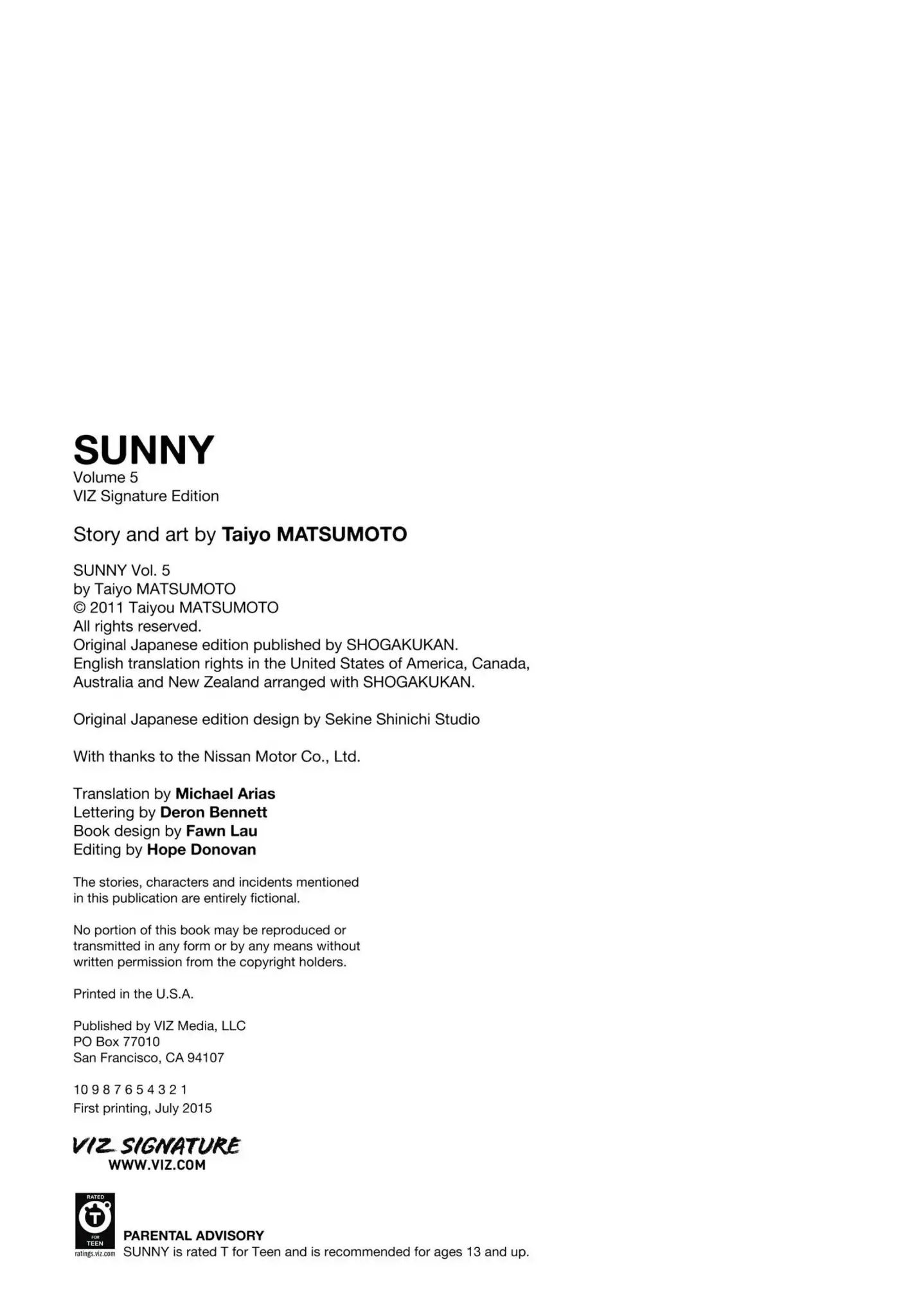 Sunny (Matsumoto Taiyou) - Vol.5 Chapter 30: "Where D'ya Think Birds Sleep During A Storm?"