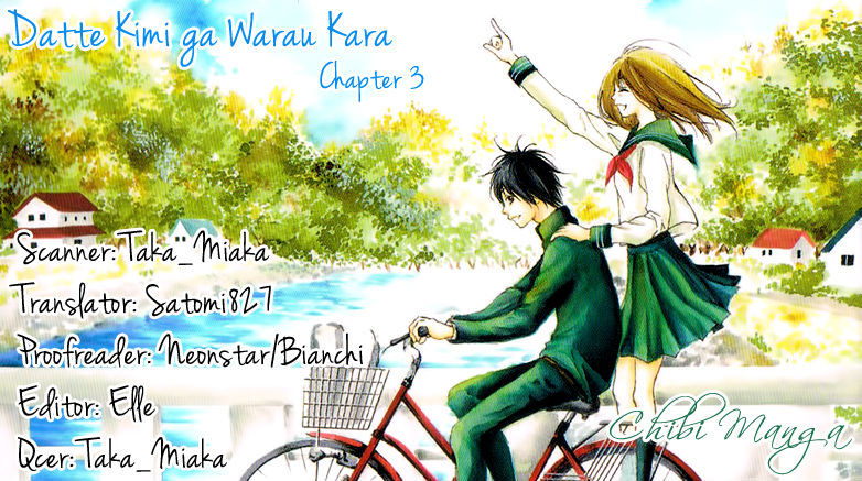 Datte, Kimi Ga Warau Kara. - Vol.1 Chapter 3