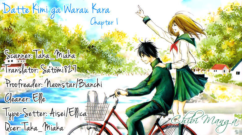 Datte, Kimi Ga Warau Kara. - Vol.1 Chapter 1