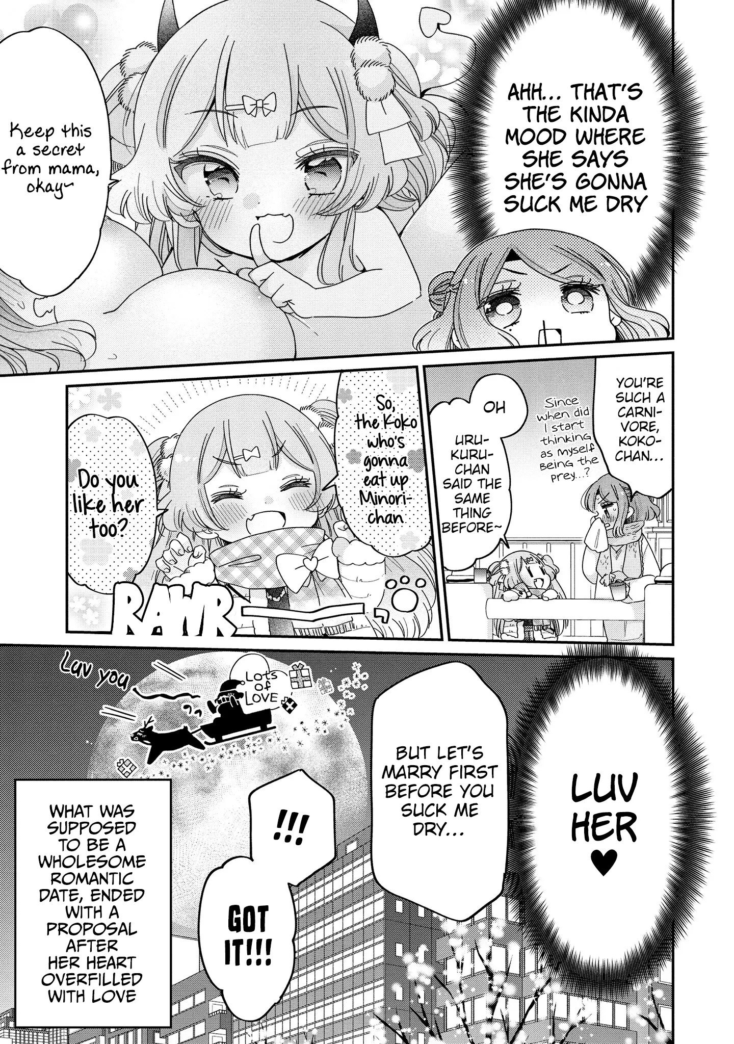 Onee-San Wa Joshi Shougakusei Ni Kyoumi Ga Arimasu. - Vol.11 Chapter 60: Second Christmas With Her Girlfriend