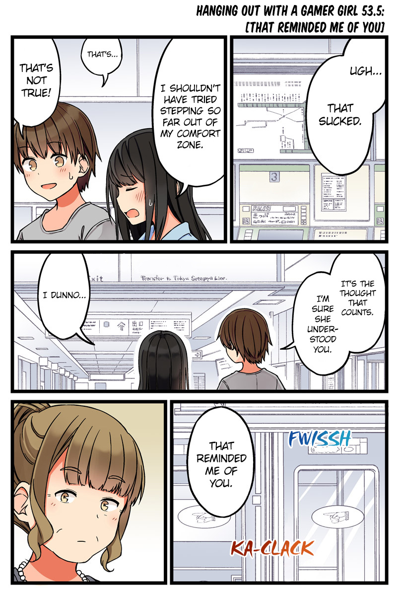 Hanging Out With A Gamer Girl - Chapter 53.5: That Reminded Me Of You