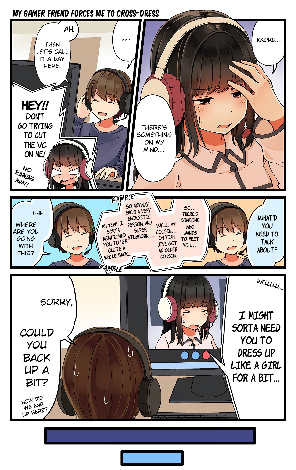 Hanging Out With A Gamer Girl - Chapter 9: My Gamer Friend Forces Me To Cross-Dress