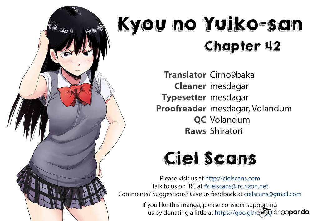 Kyou No Yuiko-San - Chapter 42 : It's The Thought That Counts!!