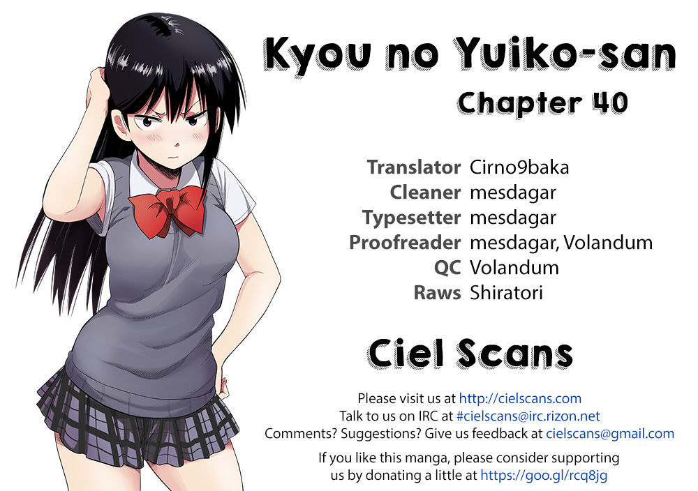 Kyou No Yuiko-San - Vol.5 Chapter 40 : You Should Think About It Carefully!!