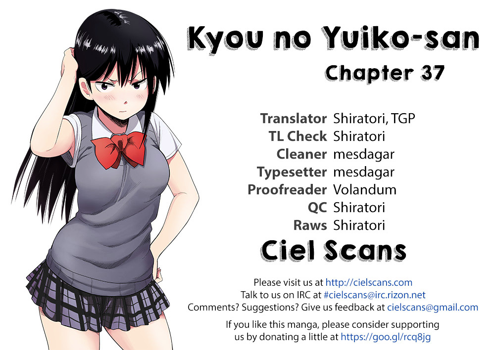 Kyou No Yuiko-San - Vol.4 Chapter 37 : This Is The Worst......