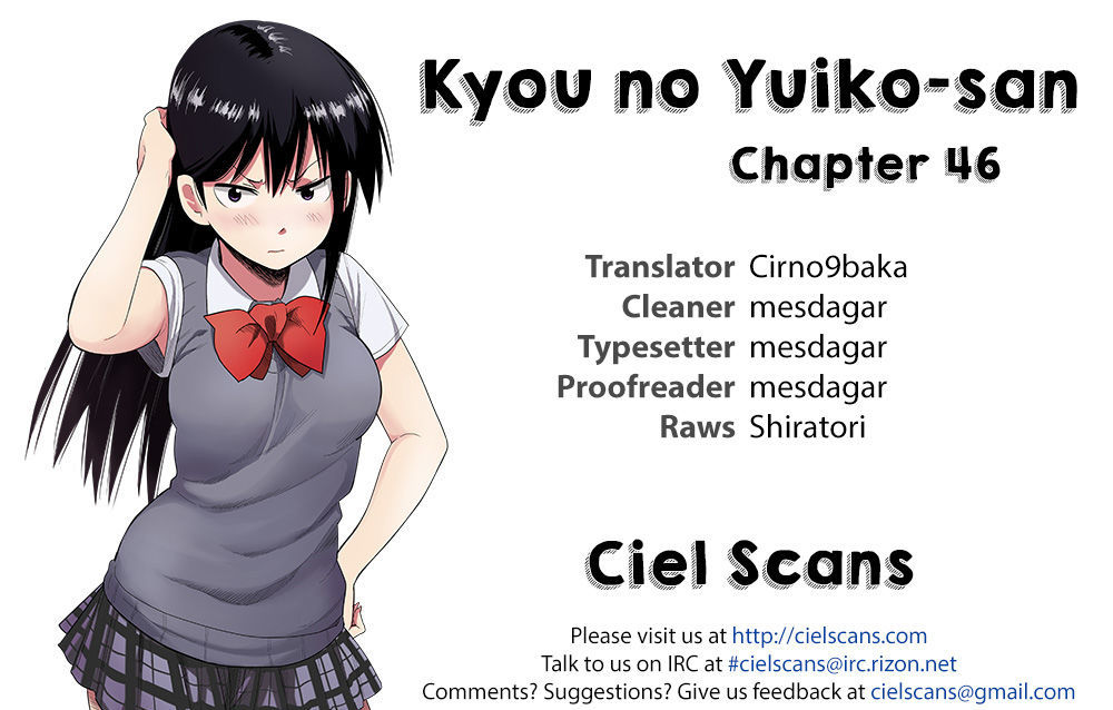 Kyou No Yuiko-San - Chapter 46 : It's Not What You Think......!!