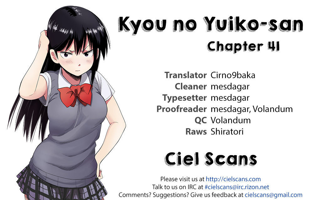 Kyou No Yuiko-San - Chapter 41 : I Think It's Wonderful!!