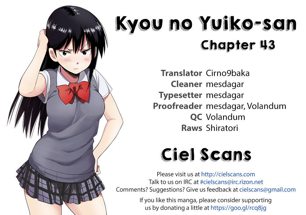 Kyou No Yuiko-San - Vol.5 Chapter 43 : It's Valentines Day!!