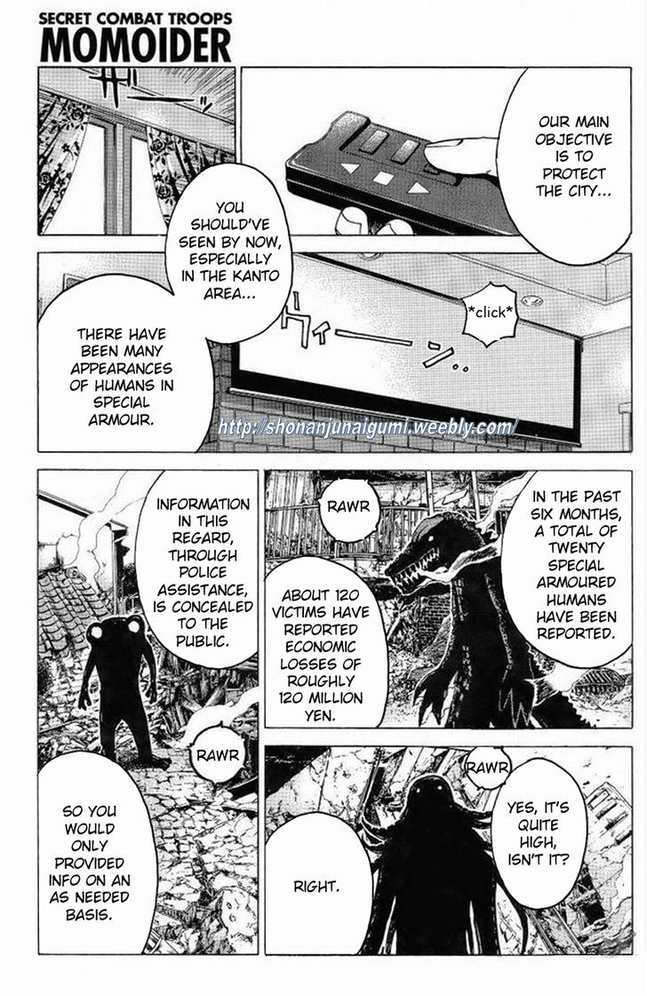 Himitsu Sentai Momoidaa - Vol.1 Chapter 11 : Momoider, Move Out