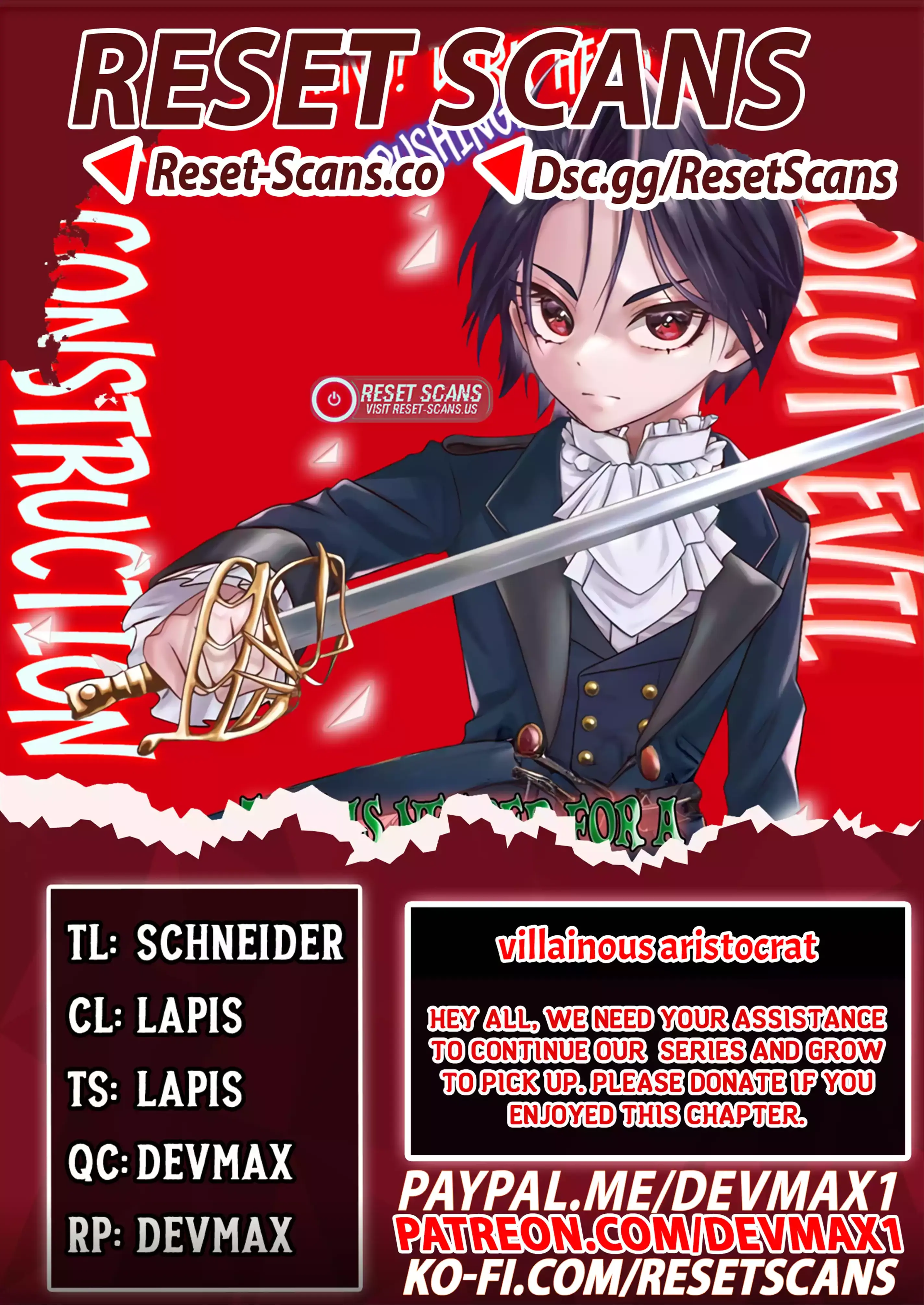 That Is Needed For A Villainous Aristocrat - Chapter 8