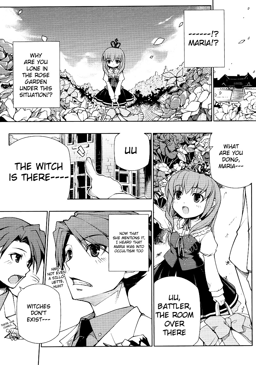 Umineko No Naku Koro Ni Episode X - Vol.1 Chapter 4 : Witch's Sign