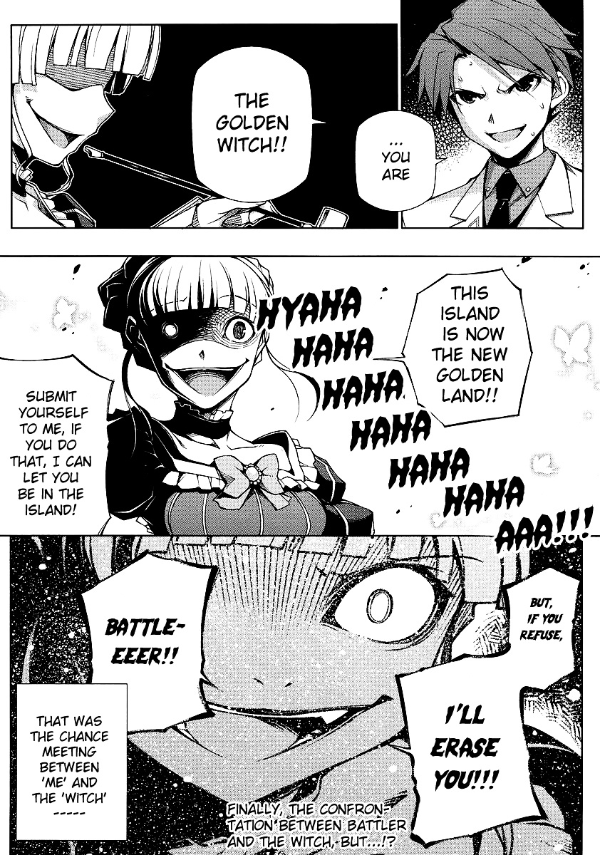 Umineko No Naku Koro Ni Episode X - Vol.1 Chapter 4 : Witch's Sign