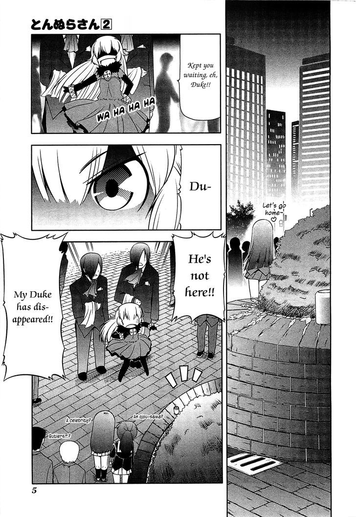 Tonnura-San - Vol.2 Chapter 7 : A Mysterious Ojou-Sama And A Black Tonnura!?