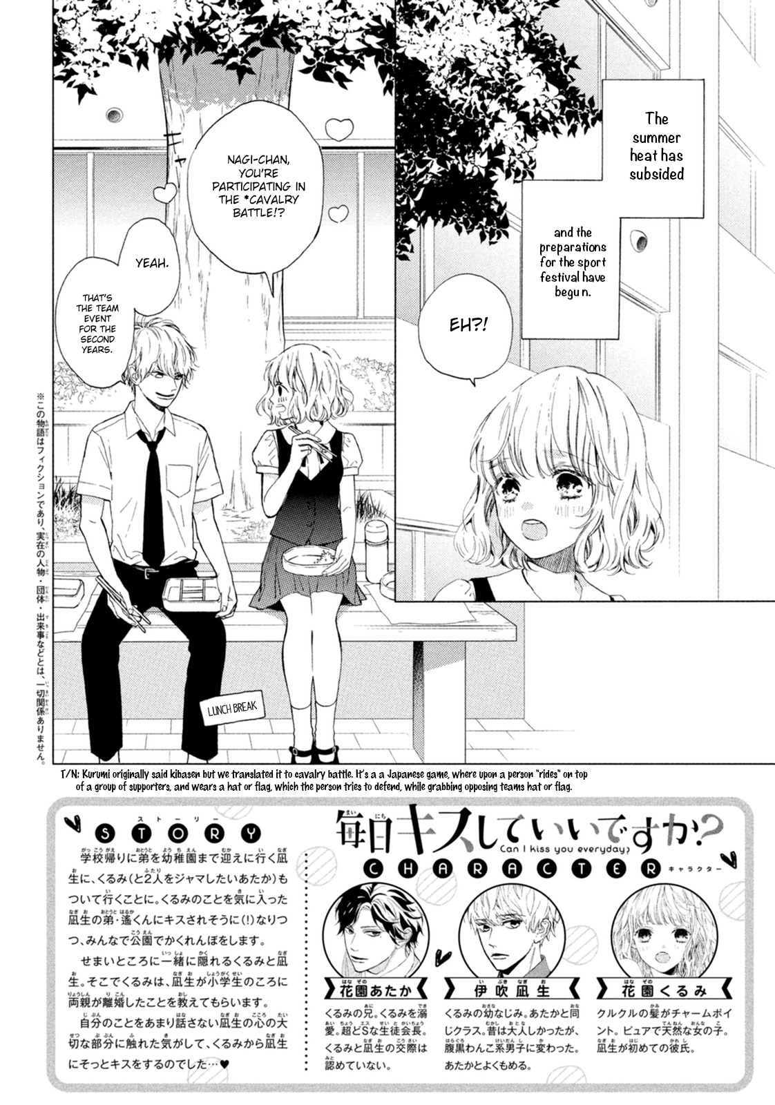 Mainichi Kiss Shite Ii Desu Ka? - Chapter 8: Kiss At The Sports Festival