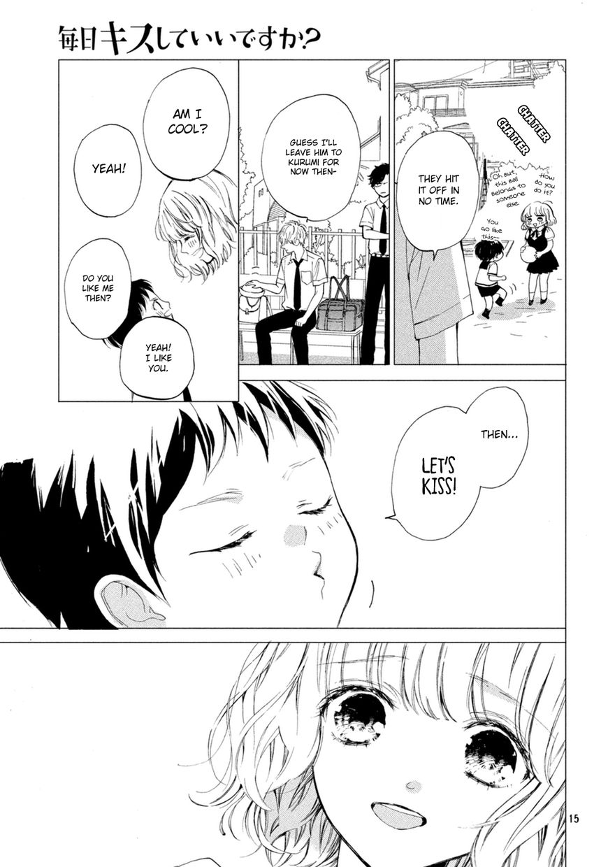 Mainichi Kiss Shite Ii Desu Ka? - Chapter 7