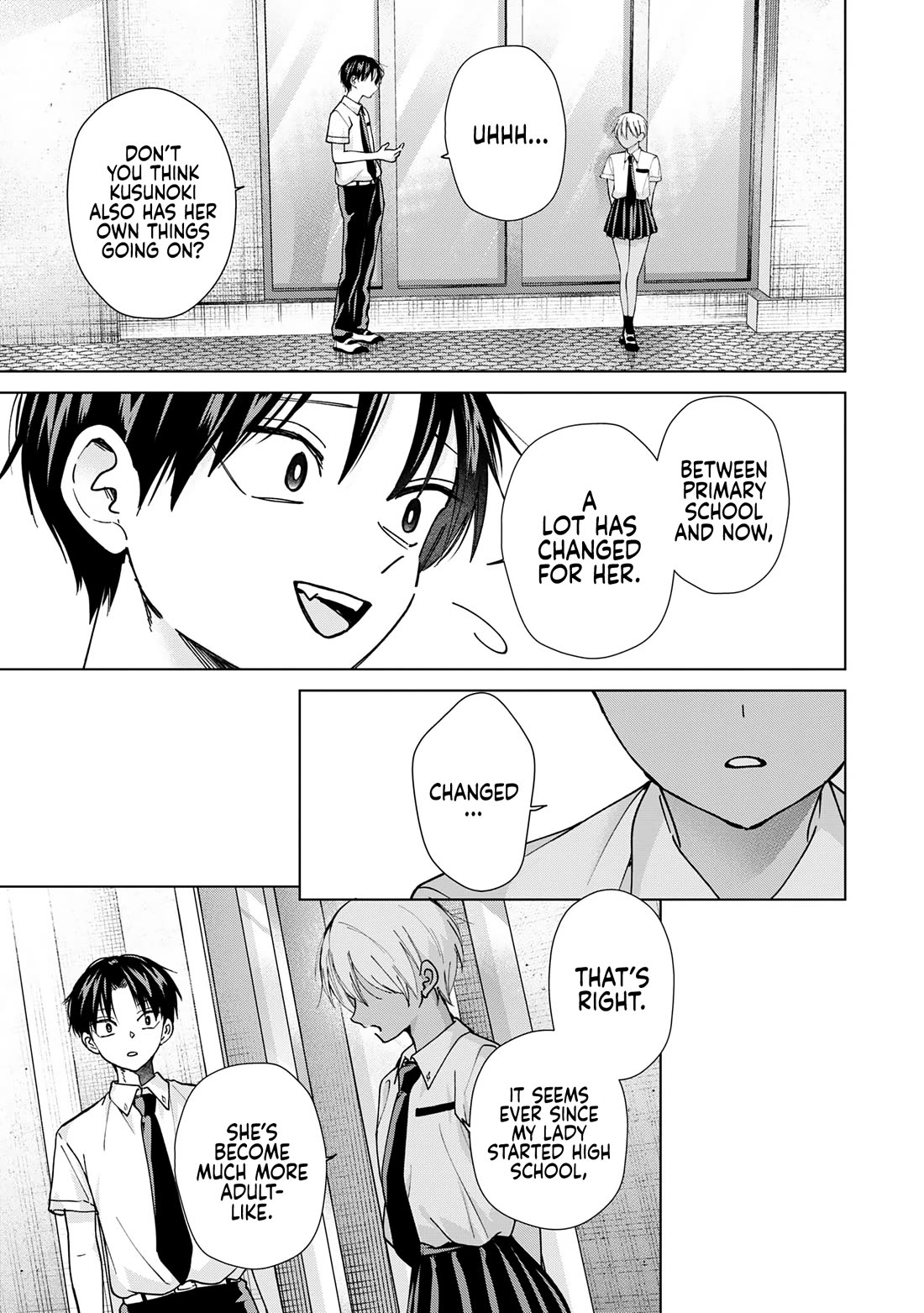 Kusunoki-San Failed To Debut In High School - Chapter 18: My Lady's Already On A Different Stage Than Me