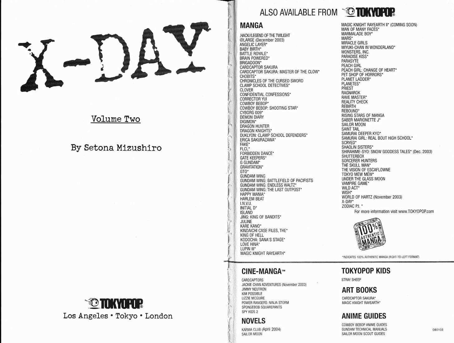 X-Day - Vol.02 Chapter 0