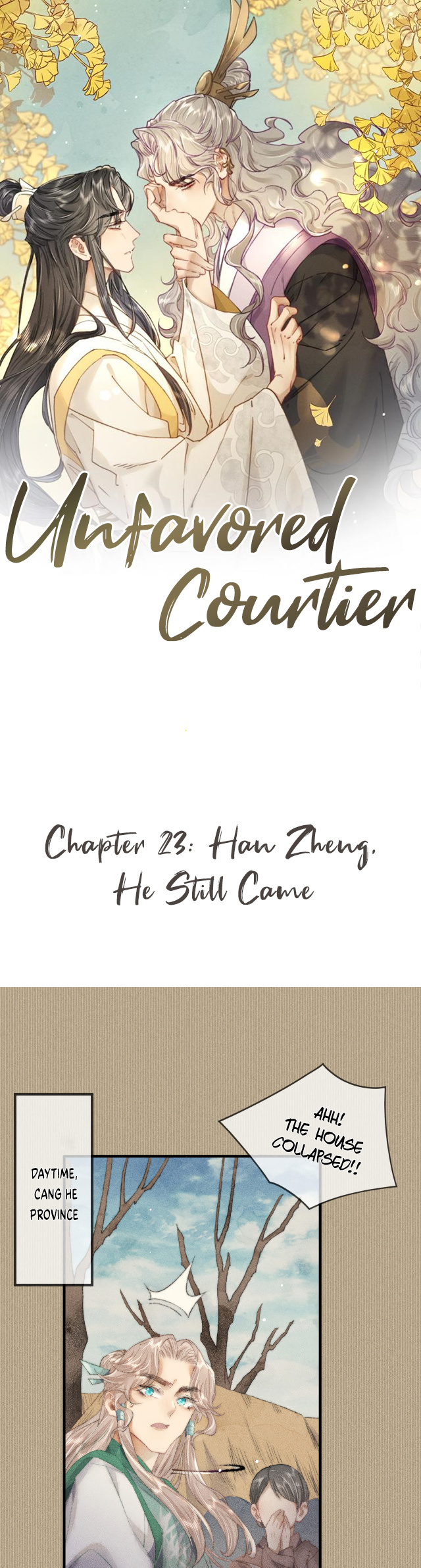 Unfavored Courtier - Chapter 23: Han Zheng, He Still Came