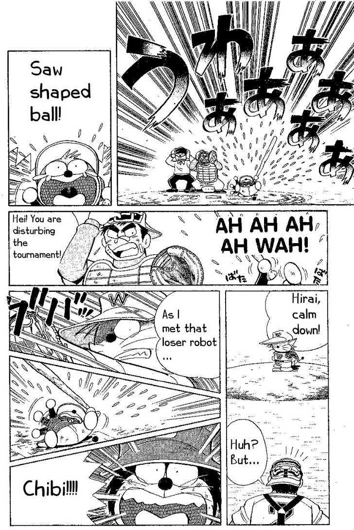 Dorabase: Doraemon Chouyakyuu Gaiden - Vol.3 Chapter 18 : Magic Ball W Attack!