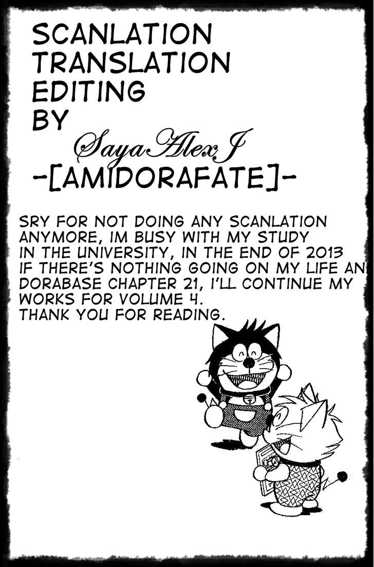 Dorabase: Doraemon Chouyakyuu Gaiden - Vol.3 Chapter 20 : Chibi's Performance