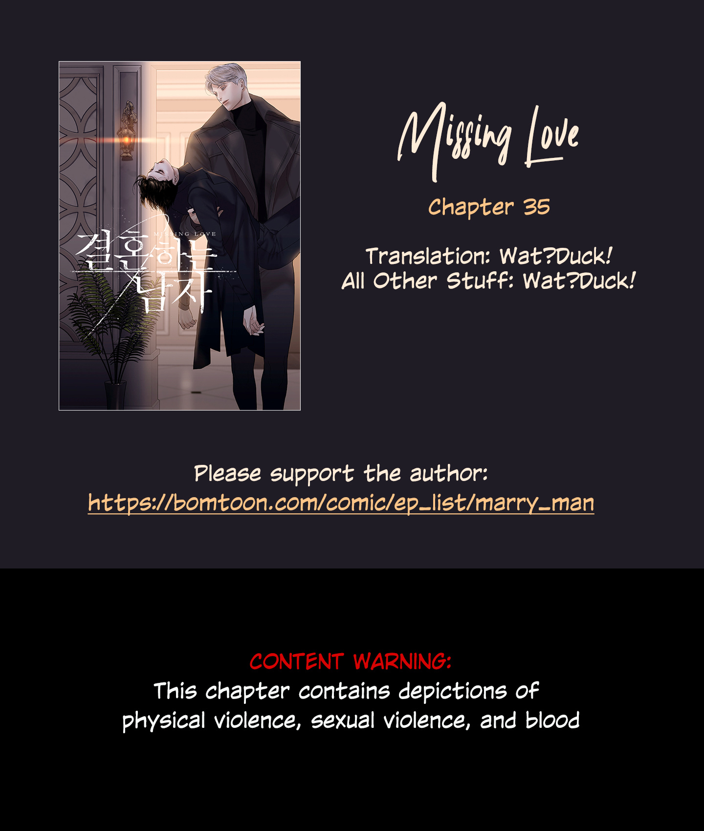 Missing Love: A Married Man - Chapter 35