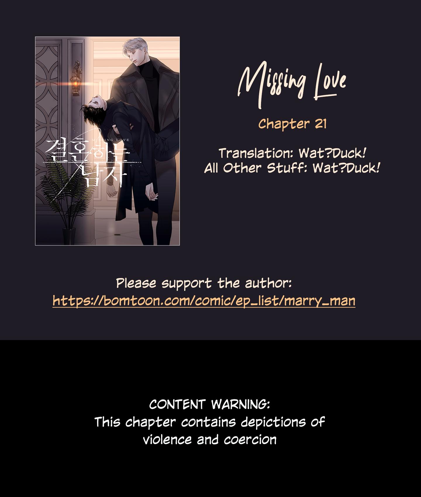 Missing Love: A Married Man - Season 1  Chapter 21