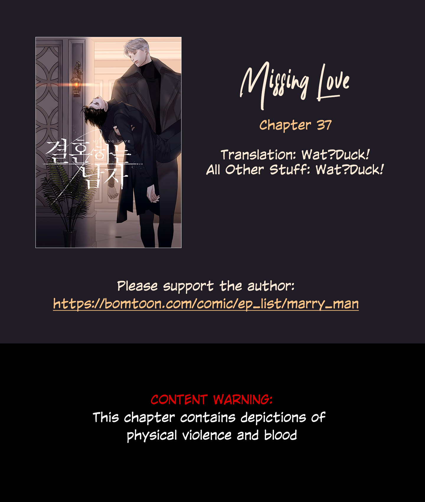 Missing Love: A Married Man - Chapter 37