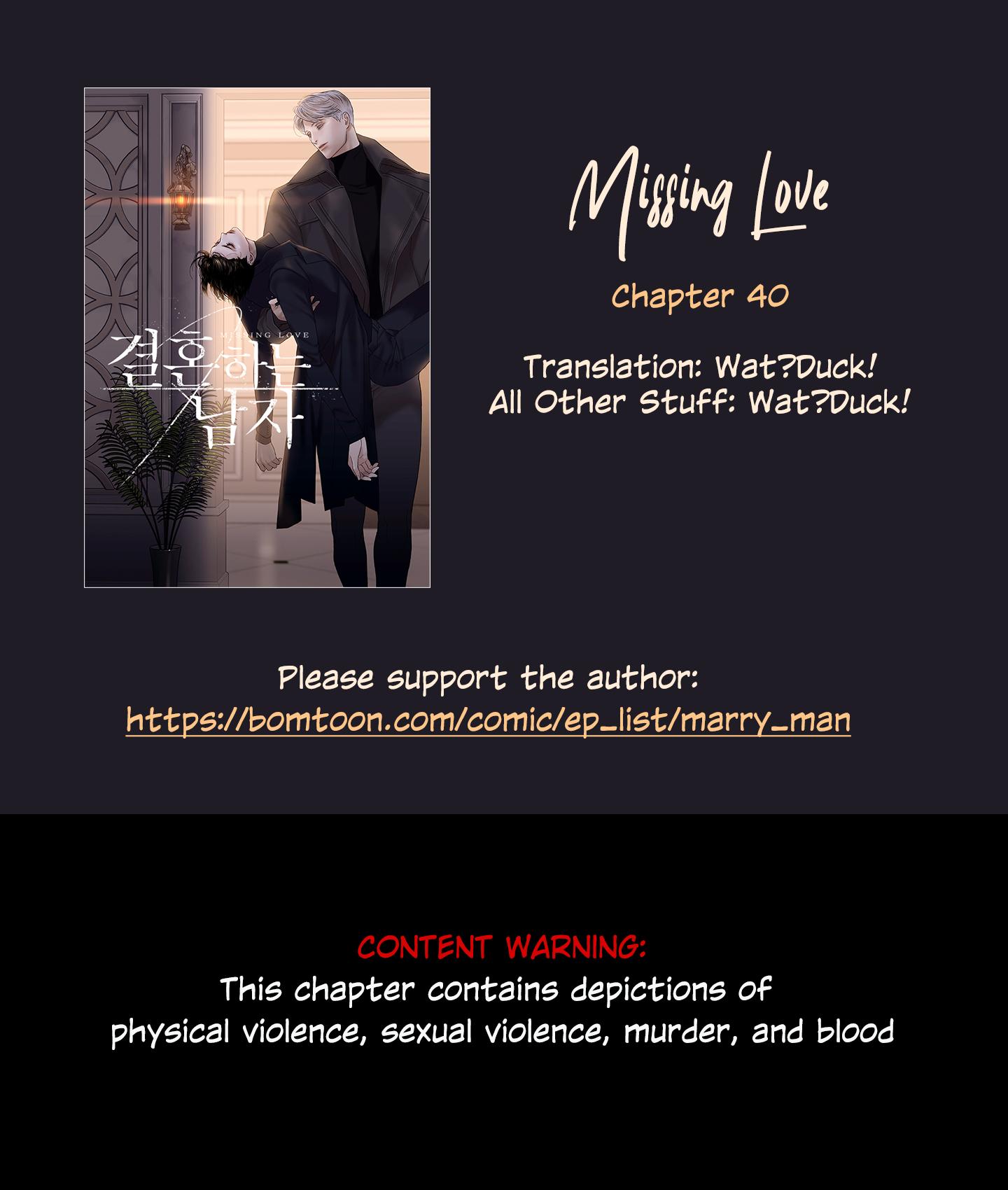 Missing Love: A Married Man - Chapter 40